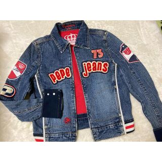 ペペジーンズ(Pepe Jeans)のデニムジャケット　ジージャン　ライダース　レディース　ビンテージ　古着(Gジャン/デニムジャケット)