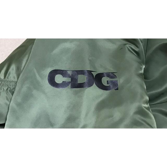 COMME des GARCONS(コムデギャルソン)のSALE コムデギャルソン✖️アルファ　 アシメMA-1 ブルゾン ジャケット メンズのジャケット/アウター(ブルゾン)の商品写真