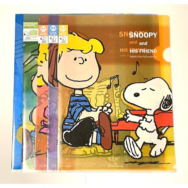 SNOOPY(スヌーピー)のスヌーピー クリアファイルセットA インテリア/住まい/日用品の文房具(ファイル/バインダー)の商品写真