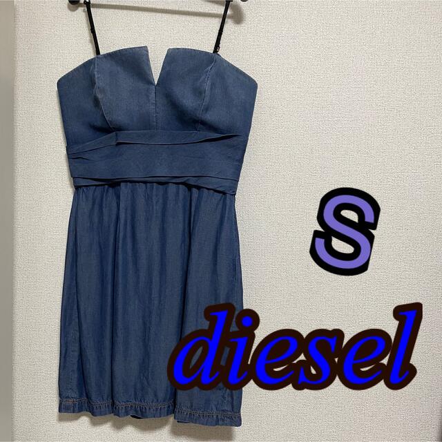 DIESEL(ディーゼル)のdiesel ディーゼル デニム ワンピース ストリート レディースのワンピース(ミニワンピース)の商品写真