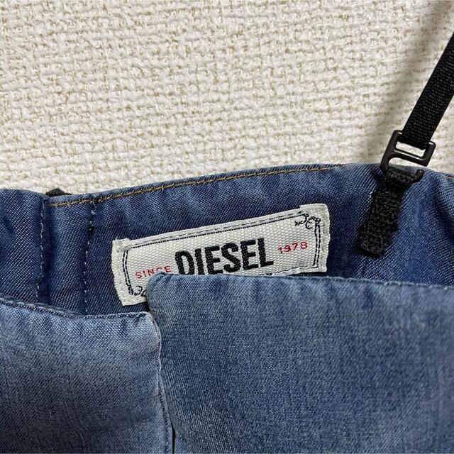 DIESEL(ディーゼル)のdiesel ディーゼル デニム ワンピース ストリート レディースのワンピース(ミニワンピース)の商品写真