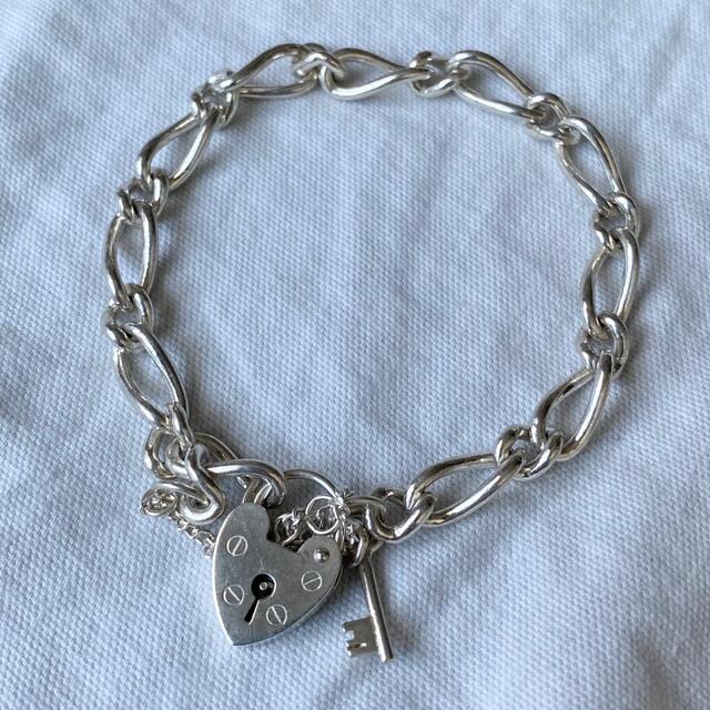 Ron Herman(ロンハーマン)の【匿名配送】夏コーデ　Vintage ♡Charm SV925 Bracelet レディースのアクセサリー(ブレスレット/バングル)の商品写真