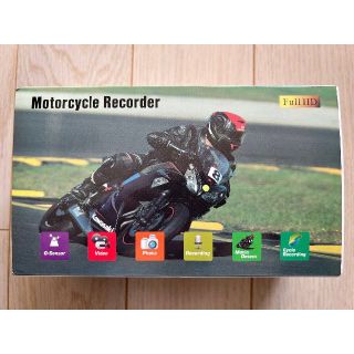 【新品未使用品】バイク用 ドライブレコーダー 前後カメラ(装備/装具)