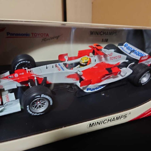 希少品 未開封 ミニチャンプス トヨタF1 1/18エンタメ/ホビー