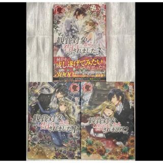 観賞対象から告白されました。 1〜3巻　全巻初版　小説3冊セット(文学/小説)