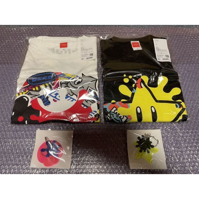 Nintendo Switch(ニンテンドースイッチ)のスプラトゥーン2 ×スーパーマリオブラザーズ35周年フェスTシャツ Lサイズ エンタメ/ホビーのアニメグッズ(その他)の商品写真