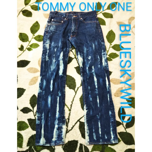 TOMMY(トミー)の俺だけのTOMMY ONLY ONE VINTAGEブリーチ加工デニム ジーンズ メンズのパンツ(デニム/ジーンズ)の商品写真