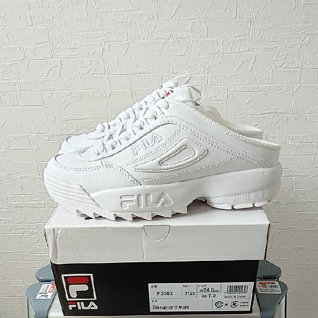 FILA(フィラ)の【新品】FILA DISRUPTOR 2 MULE スリッポン レディースの靴/シューズ(スニーカー)の商品写真