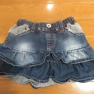 サンカンシオン(3can4on)のデニム　スカート　女の子用　100(スカート)