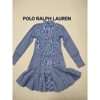 ポロラルフローレン(POLO RALPH LAUREN)のポロラルフローレン　ワンピース　ストライプ　シャツ　中村アン(ひざ丈ワンピース)