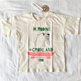 コドモビームス(こども ビームス)のmini rodini［ミニロディーニ］シロクマプリントTシャツ 116/122(Tシャツ/カットソー)