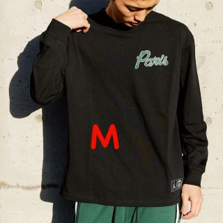 ナイキ(NIKE)の新品 M ナイキ ジョーダン パリ サンジェルマン PSG L/S Tシャツ(Tシャツ/カットソー(七分/長袖))