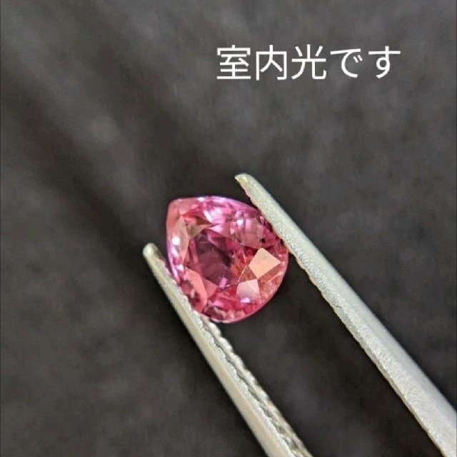 非加熱 0.91ct The Lotus パパラチアサファイア レディースのアクセサリー(リング(指輪))の商品写真