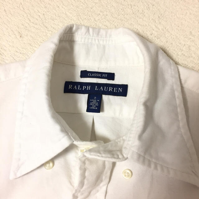 Ralph Lauren(ラルフローレン)のRALPH LAUREN 白シャツ classic fit レディースのトップス(シャツ/ブラウス(長袖/七分))の商品写真