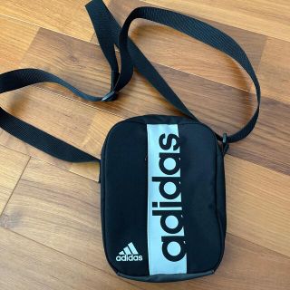 アディダス(adidas)のアディダス　ミニショルダーバッグ  黒(ポシェット)