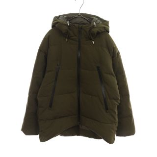 エックスガール(X-girl)のX-GIRL エックスガール WOOL RIP-STOP DOWN JACKET 05194502 ウールリップストップダウンフーデットジャケット ダウンパーカー レディース(ダウンジャケット)