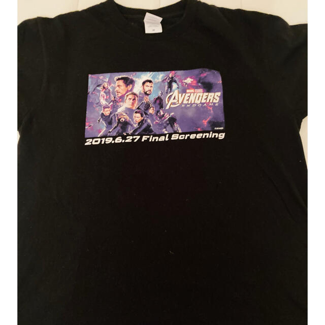 MARVEL(マーベル)の【未着用】AVENGERS アベンジャーズ　エンドゲーム　ファイル特典　Tシャツ エンタメ/ホビーのフィギュア(アメコミ)の商品写真