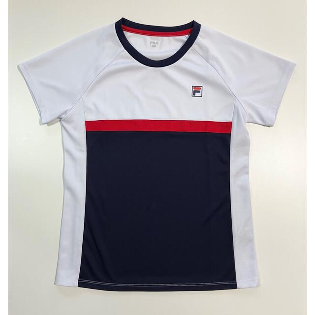 FILA(フィラ)の美品 Fila 半袖Tシャツ L 白 スポーツ/アウトドアのテニス(ウェア)の商品写真