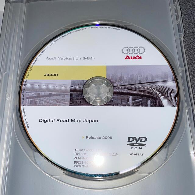 アウディ　DVD  MMI ナビソフト　2009