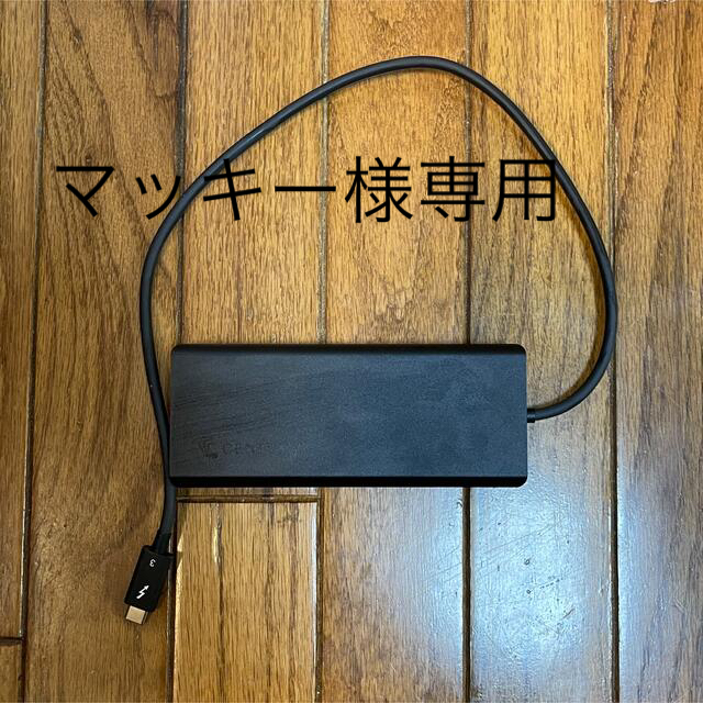 Thunderbolt3 to 10GbE LAN adapter  スマホ/家電/カメラのPC/タブレット(PC周辺機器)の商品写真