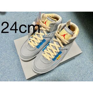 ナイキ(NIKE)のUNION × Nike Air Jordan 2 【24cm】(スニーカー)