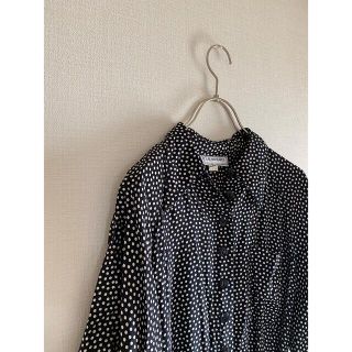 ロキエ(Lochie)の古着　vintage ロングワンピース　ドット　MADE IN U.S.A(ロングワンピース/マキシワンピース)