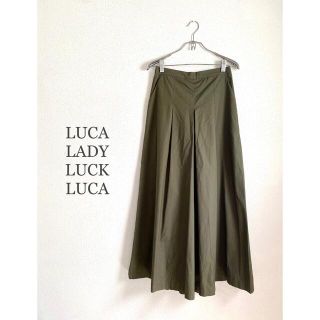 ルカ(LUCA)のLUCA/LADY LUCK LUCA スカンツ ワイドパンツ カーキ(カジュアルパンツ)