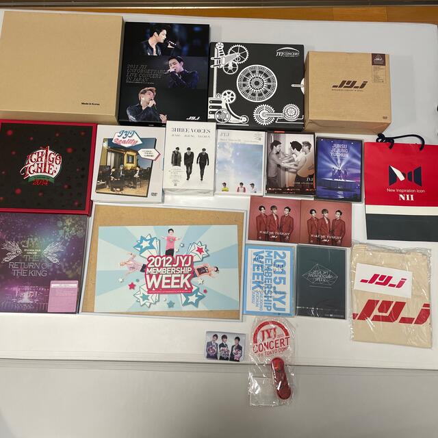 JYJ DVD グッズ　まとめ売り　20点