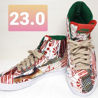 ナイキ(NIKE)の【美品/希少】ナイキ ウィメンズ ブレザー ミッド 風車 クリスマス 23.0(スニーカー)