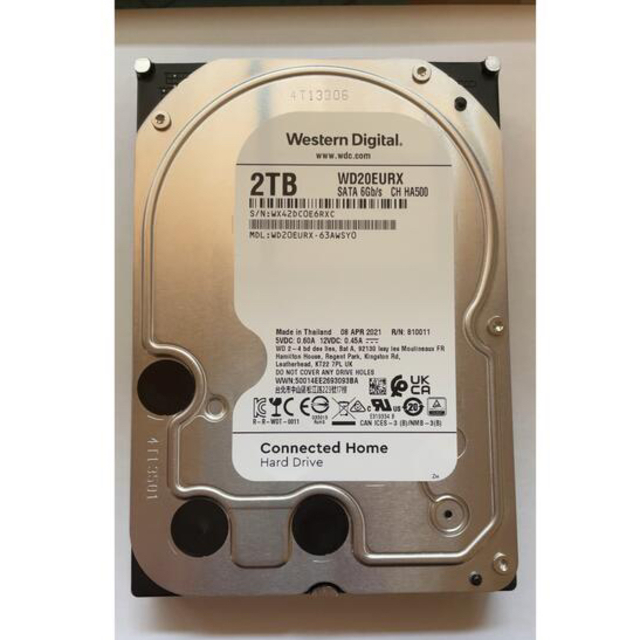 WD 2T HDD WD20EURX