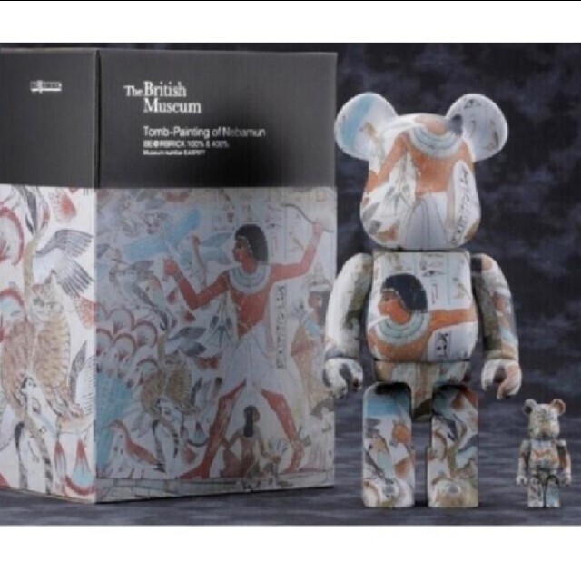 エンタメ/ホビーThe British Museum BE@RBRICK "Tomb-Paint