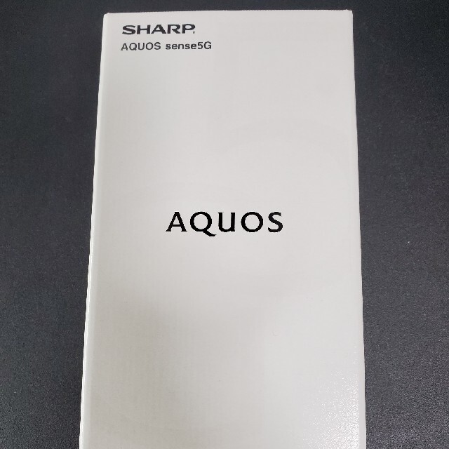 【新品未開封】AQUOS sense5G IMフリー ブラック SHARP