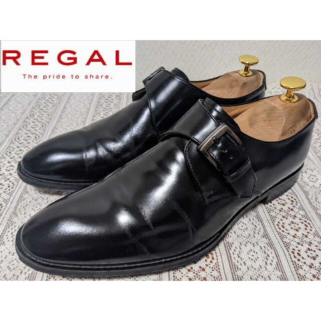 【美品】REGAL　リーガル　モンクストラップ　813R　定価26,400円