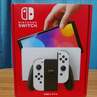 ニンテンドースイッチ(Nintendo Switch)の（新品・未開封）ニンテンドースイッチ 有機ELモデル ホワイト(家庭用ゲーム機本体)