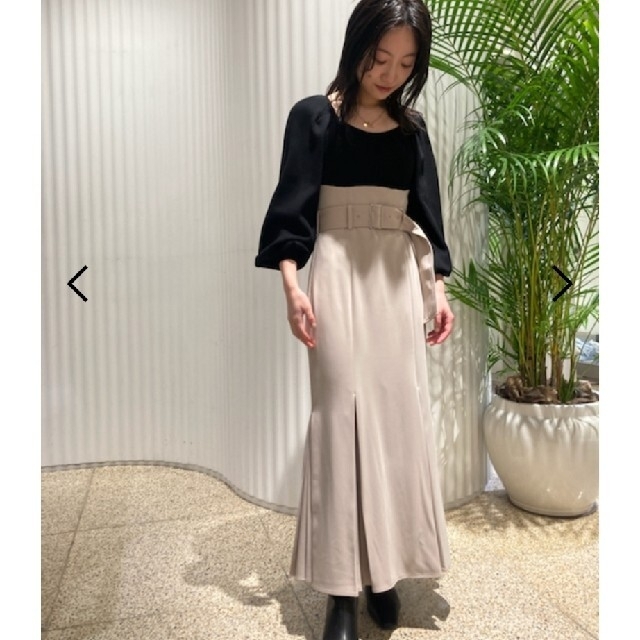 即納在庫あ snidel - snidel ニットドッキングマーメイドワンピースの