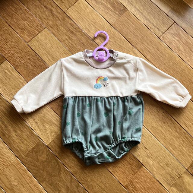 70 ショートロンパース　女の子　2枚セット キッズ/ベビー/マタニティのベビー服(~85cm)(ロンパース)の商品写真