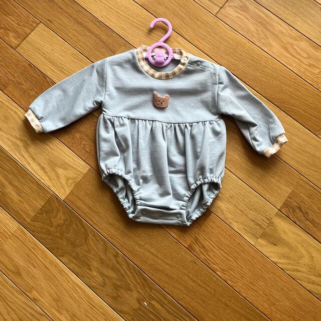 70 ショートロンパース　女の子　2枚セット キッズ/ベビー/マタニティのベビー服(~85cm)(ロンパース)の商品写真