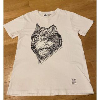 チャレンジャー　ウルフTシャツ　希少ホワイト　M(Tシャツ/カットソー(半袖/袖なし))