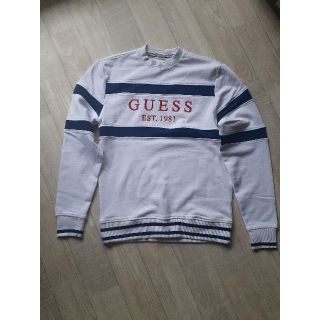 ゲス(GUESS)のGUESS　白のトレーナー(スウェット)