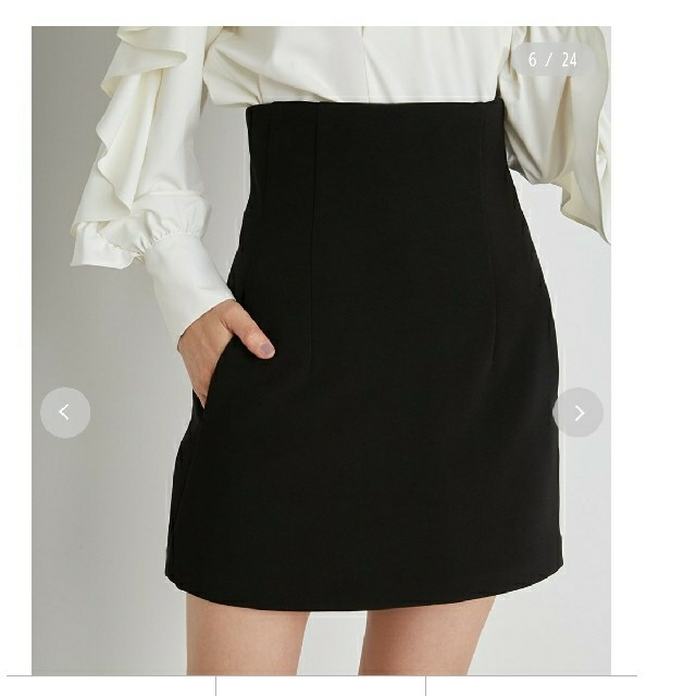 SNIDEL(スナイデル)のスナイデルﾊｲｳｴｽﾄｽｶｼｮｰﾊﾟﾝ レディースのスカート(ひざ丈スカート)の商品写真