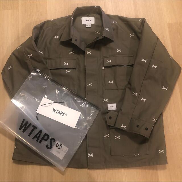 メンズ22ss WTAPS JUNGLE 01/LS GREIGE L