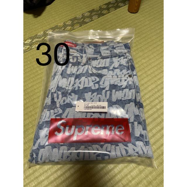 Supreme(シュプリーム)のSupreme Fat Tip Jacquard Regular Jean 30 メンズのパンツ(デニム/ジーンズ)の商品写真