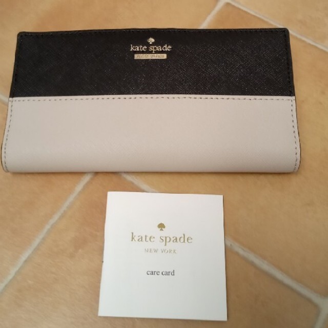 kate spade ケイトスペード バイカラー長財布