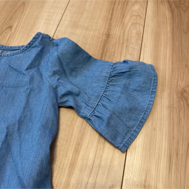 babyGAP(ベビーギャップ)のbaby GAP＊デニムワンピース キッズ/ベビー/マタニティのキッズ服女の子用(90cm~)(ワンピース)の商品写真