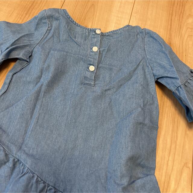 babyGAP(ベビーギャップ)のbaby GAP＊デニムワンピース キッズ/ベビー/マタニティのキッズ服女の子用(90cm~)(ワンピース)の商品写真