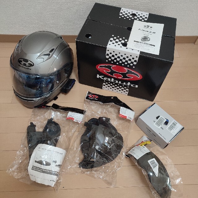 KAMUI(カムイ)の【XL美品】Kabuto KAMUI 3 OGK カブト カムイ3 色々おまけ付 自動車/バイクのバイク(ヘルメット/シールド)の商品写真