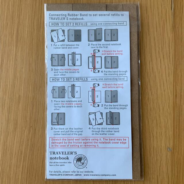 TRAVELER'S notebook トラベラーズノート本体＋無罫リフィル付き インテリア/住まい/日用品の文房具(カレンダー/スケジュール)の商品写真