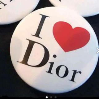 ディオール(Dior)のアイラブディオールDior バッヂバッジ(その他)