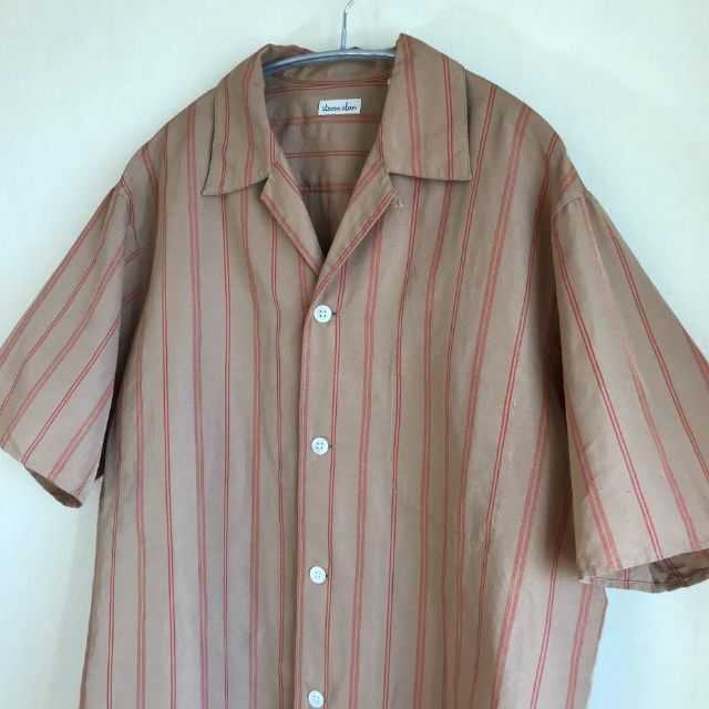 steven alan - <Steven Alan> C/L ストライプ オープンカラー シャツ