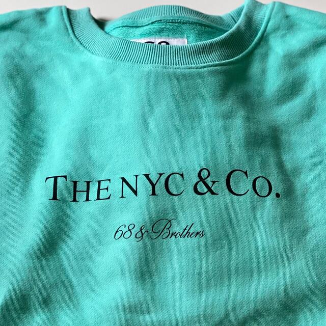 68&brothers - 68&BROTHERS Tiffany ティファニーブルー スウェットの